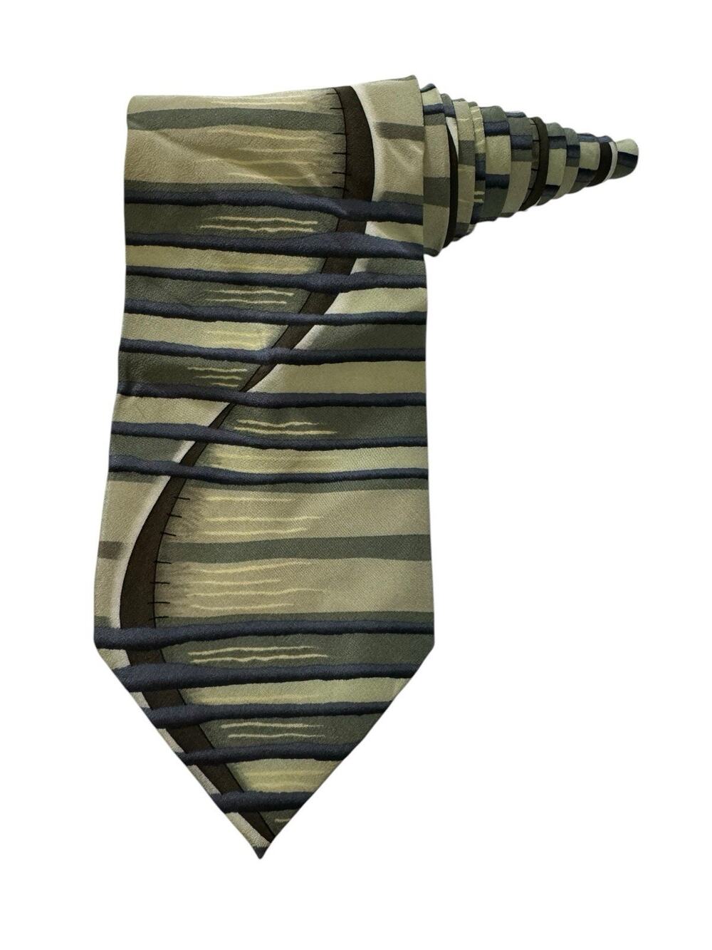 J Garcia Emerald City Collection Fourteen Vintage 1999 Novelty Necktie 100% Silk